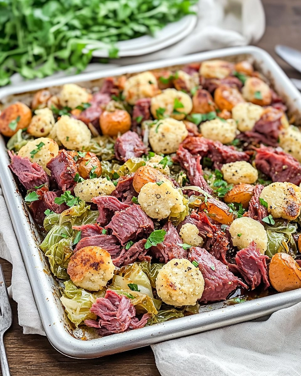 Corned Beef & Cabbage Sheet-Pan Dinner (No Boiling Pot Required)