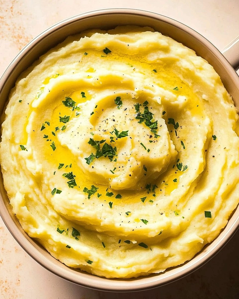 Creamy Garlic Mashed Potatoes (Restaurant Style)