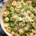 Creamy Lemon Asparagus Pasta with Peas & Parmesan 128 Creamy-Lemon-Asparagus-Pasta-with-Peas-Parmesan-Recipe
