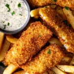 Crispy Baked Fish & Chips with Tartar Sauce 153 Crispy-Baked-Fish-Chips-with-Tartar-Sauce-Recipe