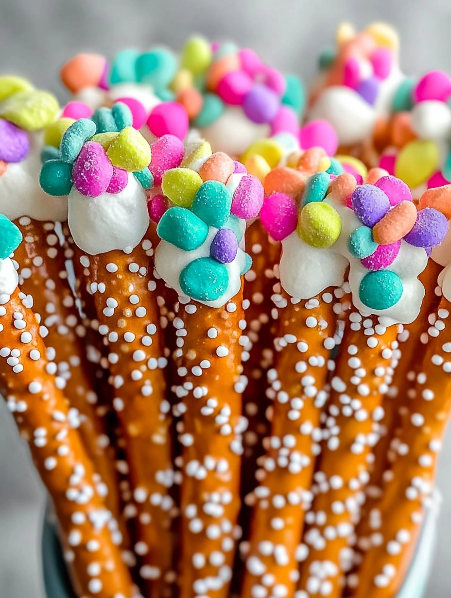 Dr. Seuss Truffula Tree Pretzel Rods to Delight Kids! 56 Dr. Seuss Truffula Tree Pretzel Rods to Delight Kids!