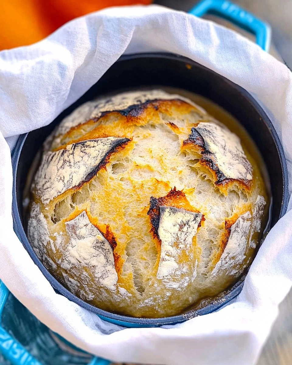 Dutch Oven No-Knead Crusty Bread (Perfect with Any Stew) 82 Dutch Oven No-Knead Crusty Bread (Perfect with Any Stew)