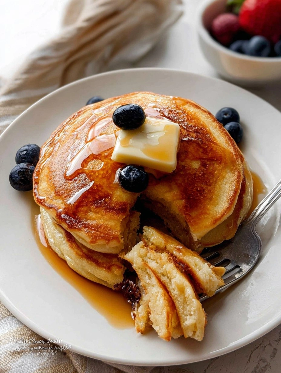 Fluffy Buttermilk Pancakes (Base Recipe for Any Topping)