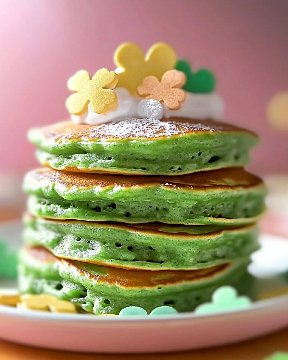 Fluffy St. Patricks Day Green Buttermilk Pancakes 16 Fluffy-St.-Patricks-Day-Green-Buttermilk-Pancakes-Recipe