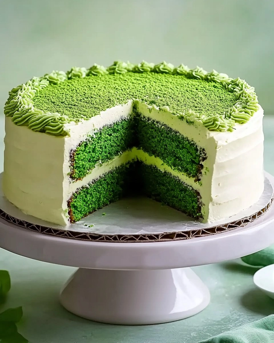 Green Velvet Cake