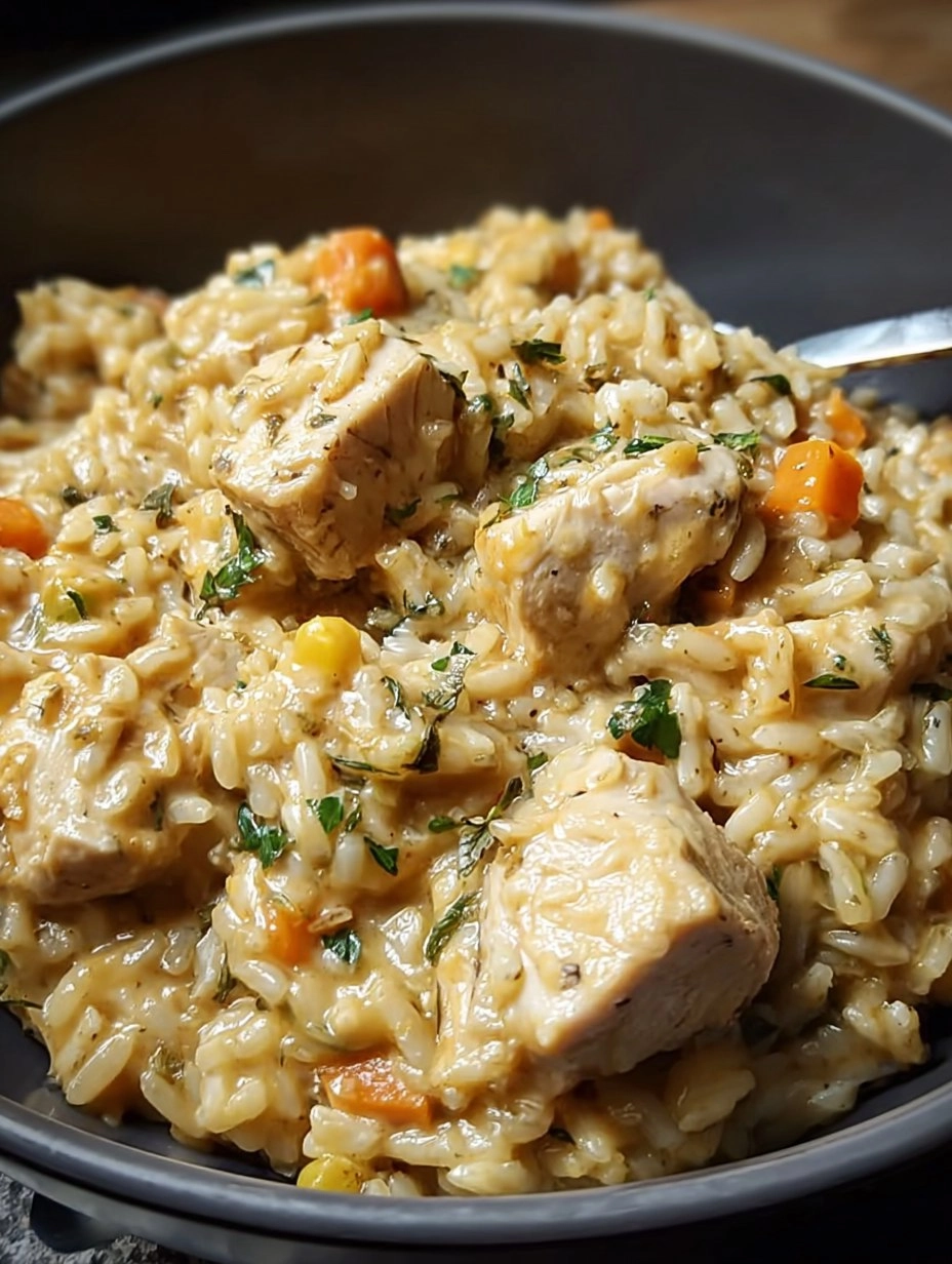 Instant Pot Creamy Chicken and Rice