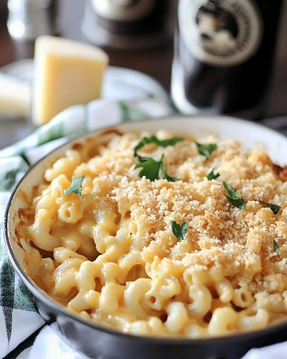 Irish Cheddar & Stout Mac and Cheese Bake