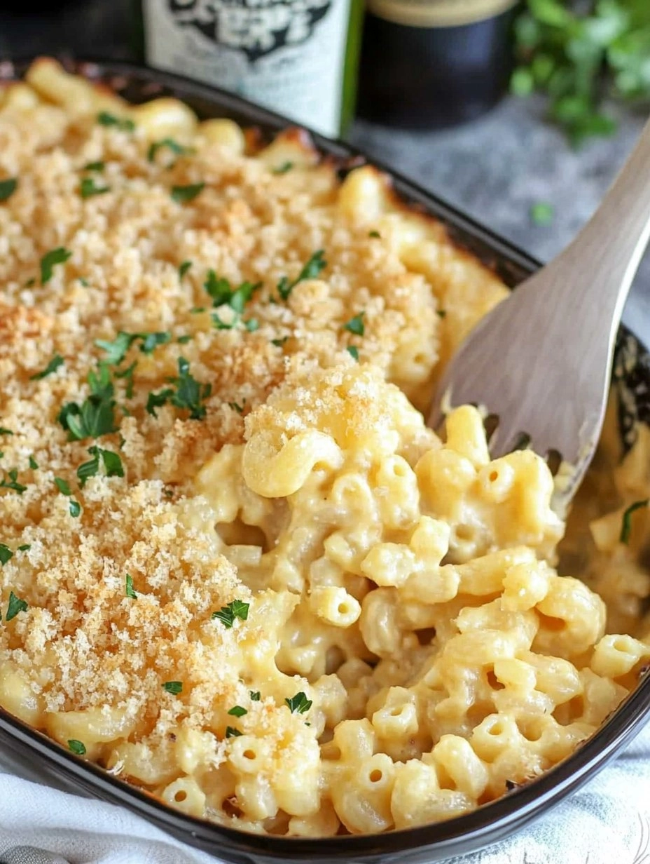 Irish Cheddar & Stout Mac and Cheese Bake