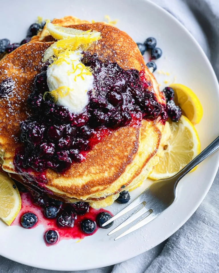 Lemon-Ricotta-Pancakes-with-Warm-Berry-Compote-Recipe