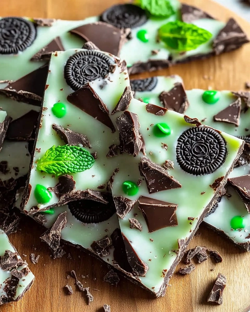 Mint Oreo Chocolate Bark