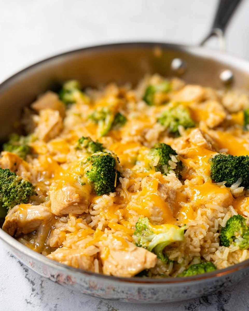 One Pan Cheesy Chicken Broccoli and Rice 4 One-Pan-Cheesy-Chicken-Broccoli-and-Rice-Recipe