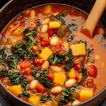 One-Pot-Creamy-Tuscan-White-Bean-Kale-Soup-Recipe
