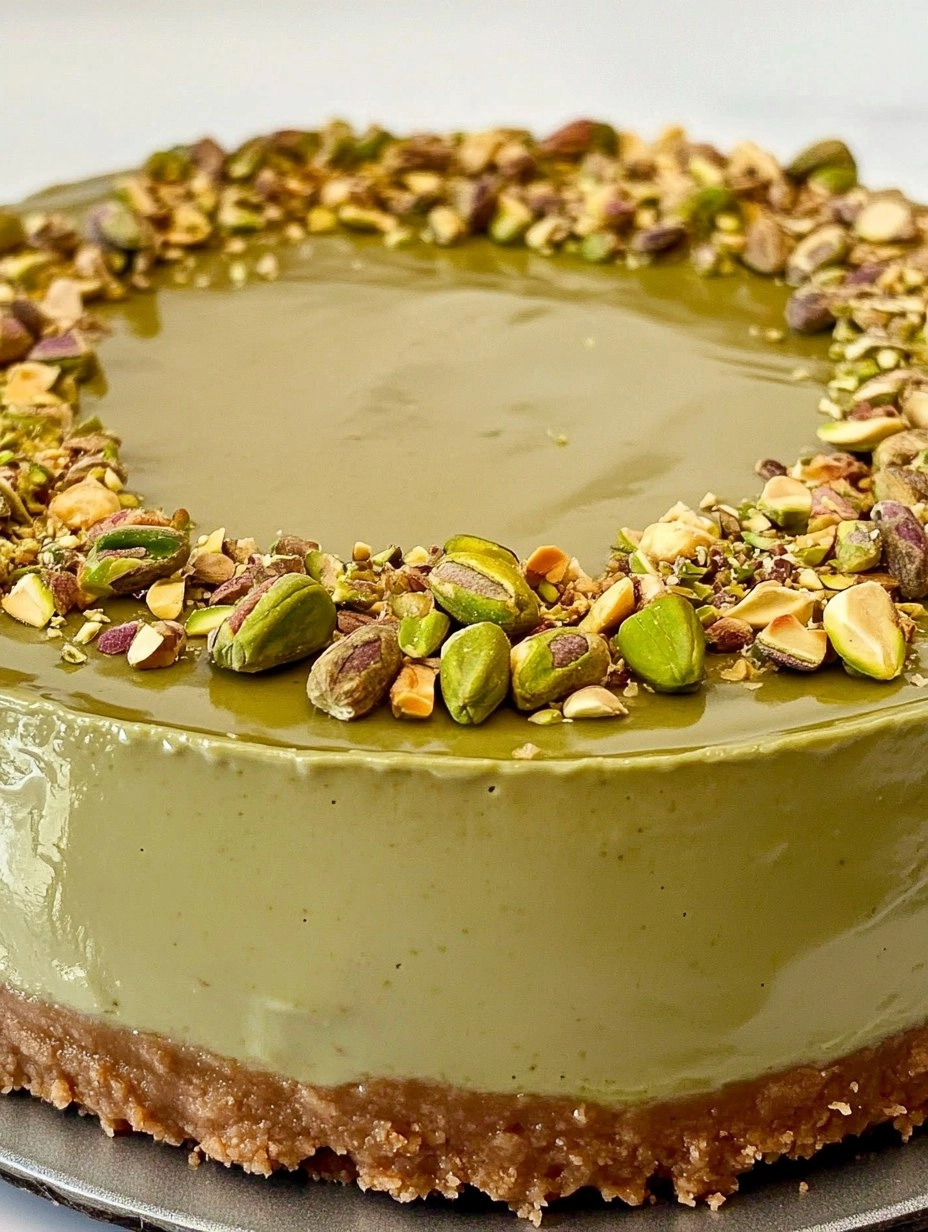 Pistachio Cheesecake | Easy No-Bake Green Dessert 96 Pistachio Cheesecake | Easy No-Bake Green Dessert