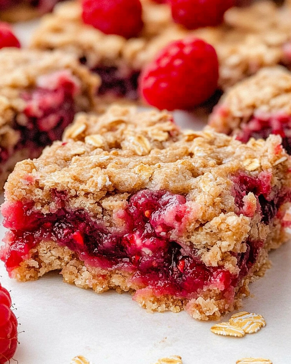 Raspberry Oat Bars 125 Raspberry Oat Bars
