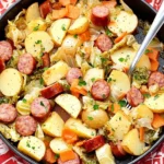Sheet-Pan Sausage, Cabbage & Potatoes (Easy Weeknight Dinner) 73 Sheet-Pan-Sausage-Cabbage-Potatoes-Easy-Weeknight-Dinner-Recipe