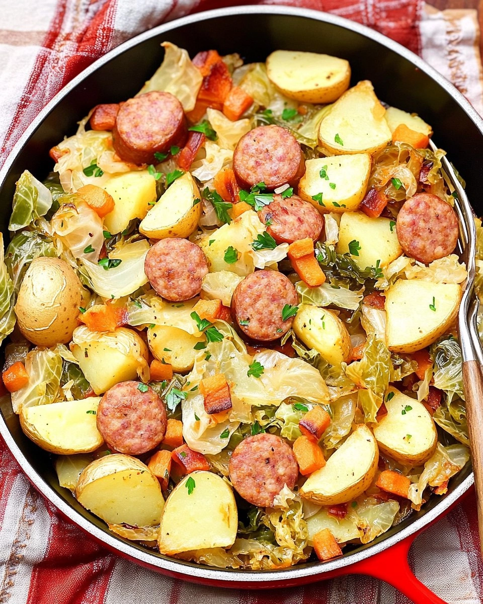 Sheet-Pan Sausage, Cabbage & Potatoes (Easy Weeknight Dinner) 72 Sheet-Pan Sausage, Cabbage & Potatoes (Easy Weeknight Dinner)