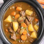 Slow Cooker Guinness Beef Stew with Potatoes & Carrots 143 Slow-Cooker-Guinness-Beef-Stew-with-Potatoes-Carrots-Recipe