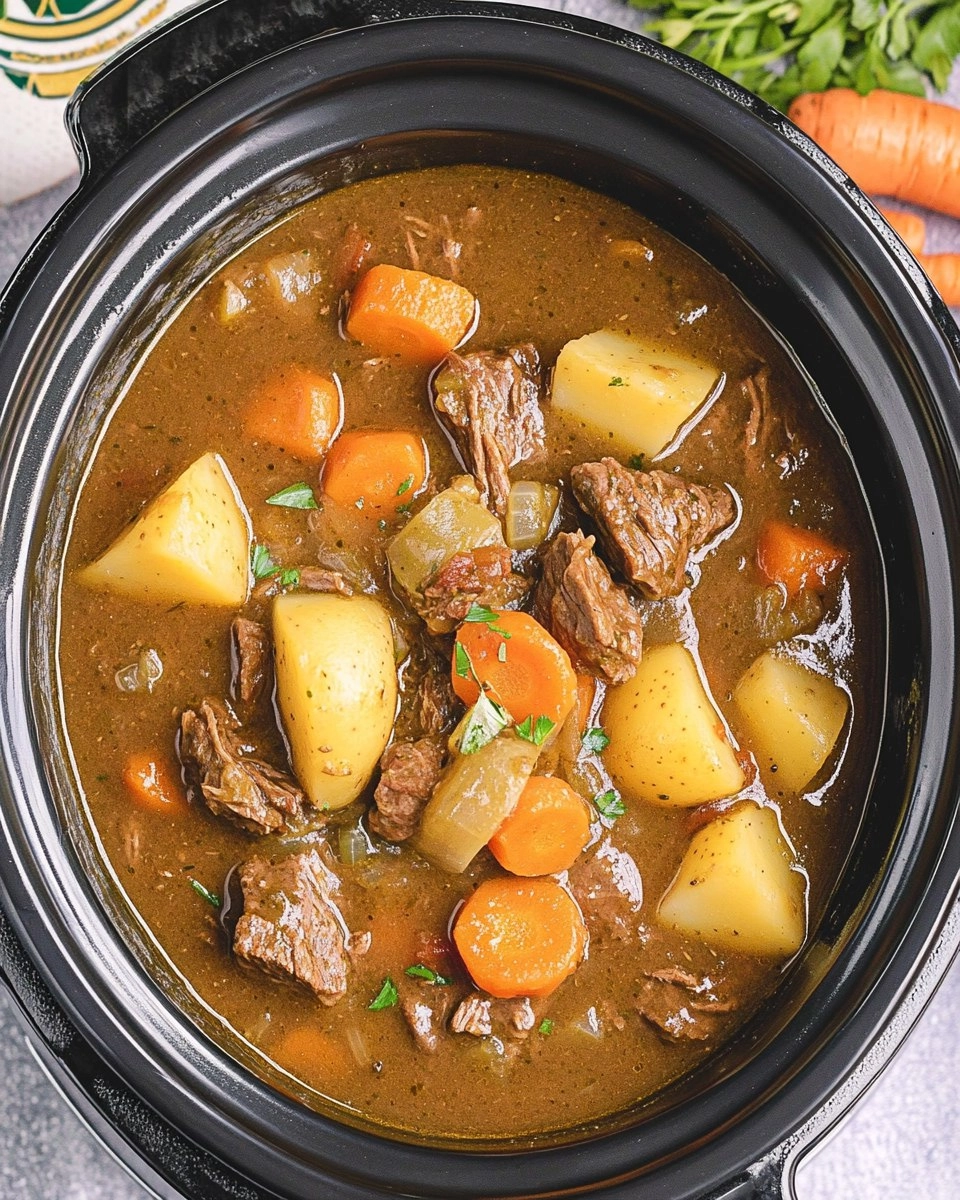 Slow Cooker Guinness Beef Stew with Potatoes & Carrots 140 Slow Cooker Guinness Beef Stew with Potatoes & Carrots