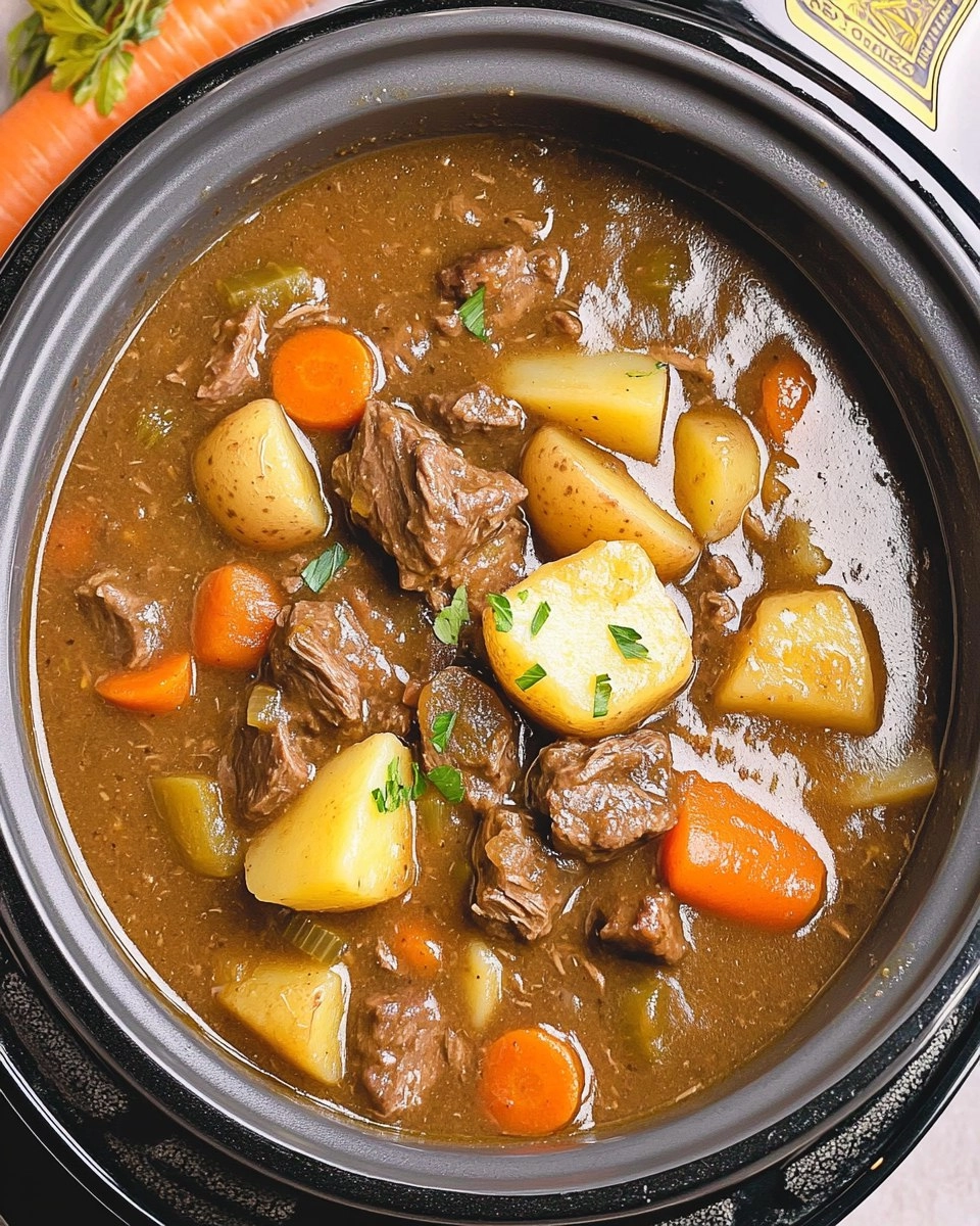 Slow Cooker Guinness Beef Stew with Potatoes & Carrots 142 Slow Cooker Guinness Beef Stew with Potatoes & Carrots