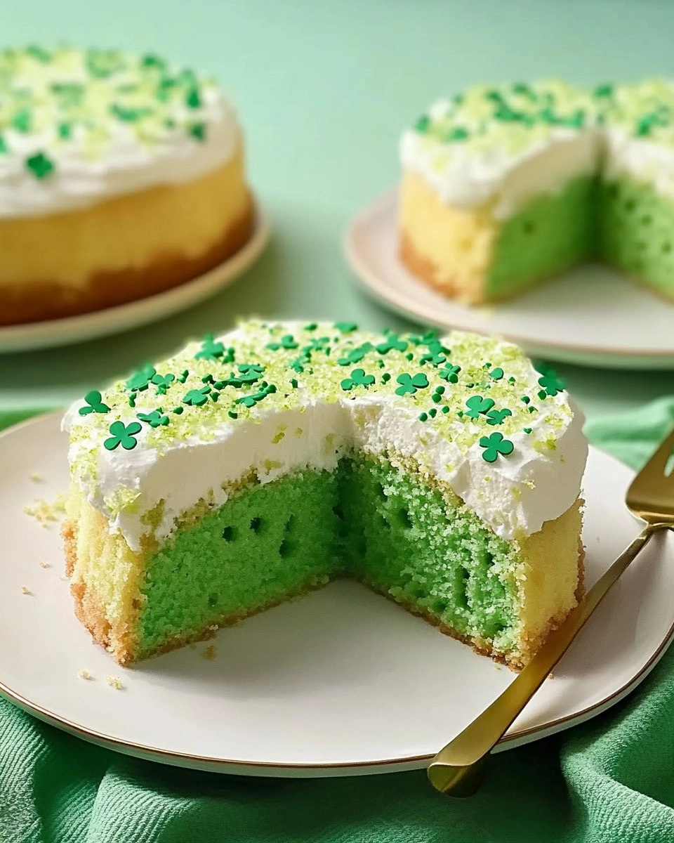 St. Patricks Day Lime Poke Cake 137 St. Patricks Day Lime Poke Cake