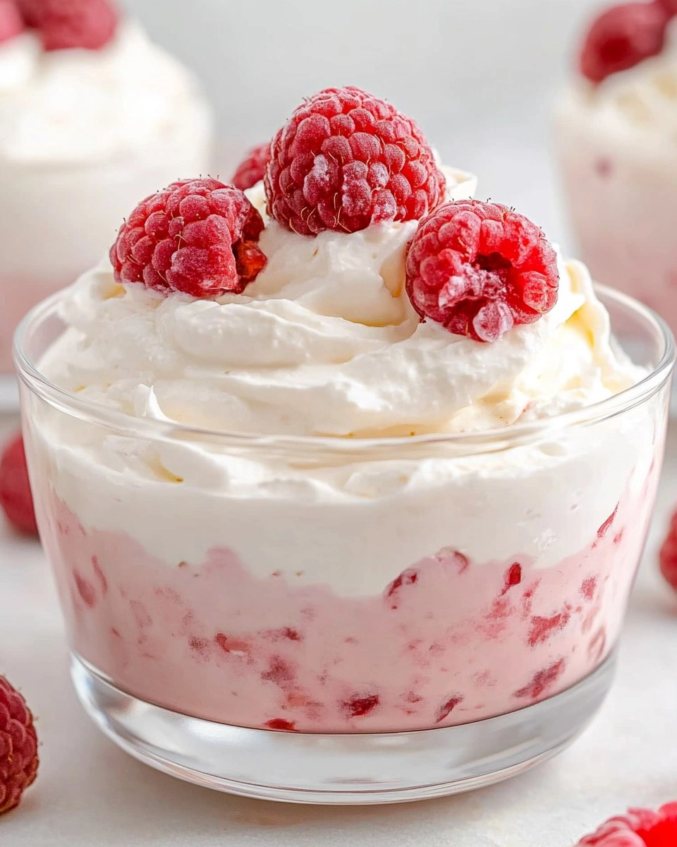 White Chocolate Raspberry Mousse