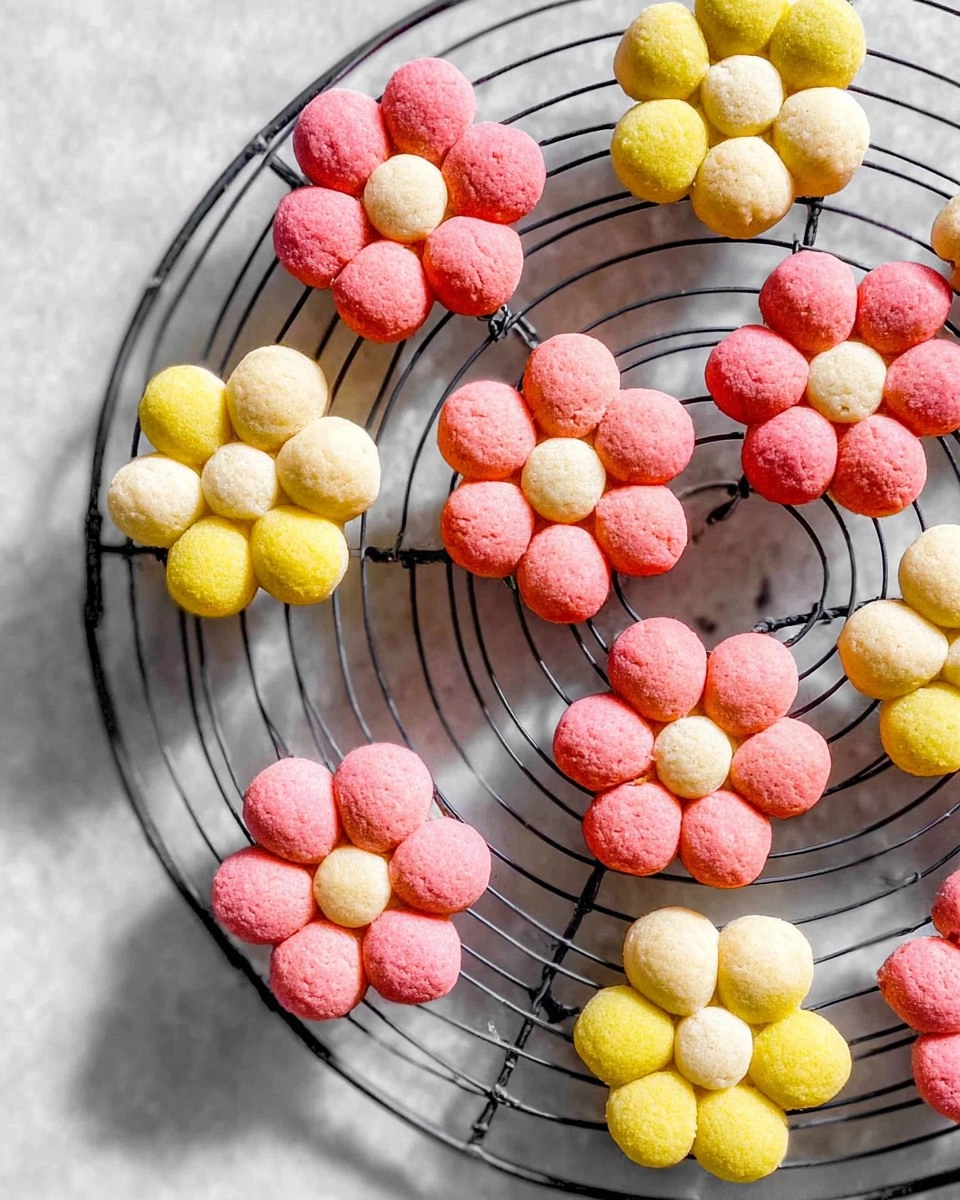 3-Ingredient Flower Shortbread Cookies | Buttery Mother's Day Gift Cookies