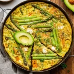 Asparagus-Frittata-with-Goat-Cheese-Sweet-Potatoes-Recipe