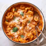 Baked-Cheese-Tortellini-in-Vodka-Sauce.-Recipe