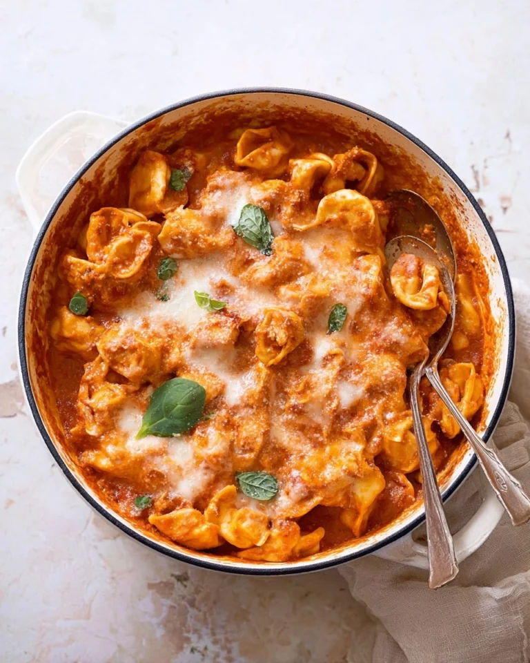Baked-Cheese-Tortellini-in-Vodka-Sauce.-Recipe