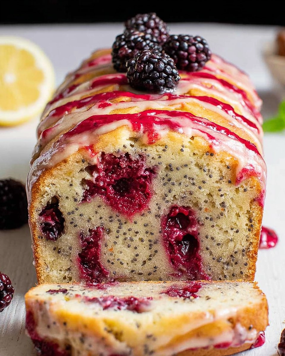 Blackberry Lemon Poppy Seed Loaf 140 Blackberry Lemon Poppy Seed Loaf