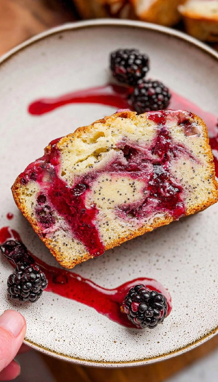 Blackberry Lemon Poppy Seed Loaf 142 Blackberry Lemon Poppy Seed Loaf