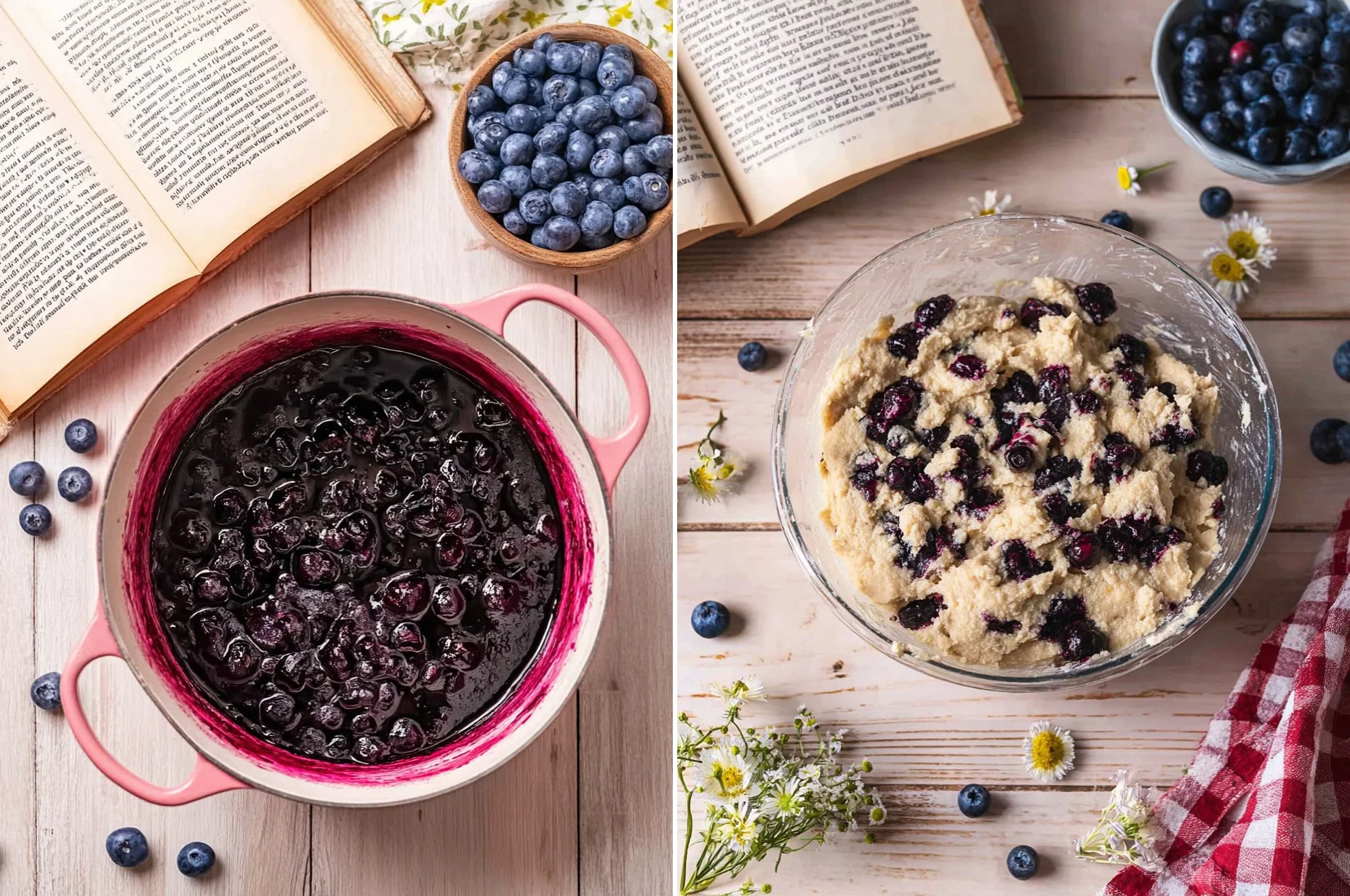 Blueberry Coffee Cake Cookies