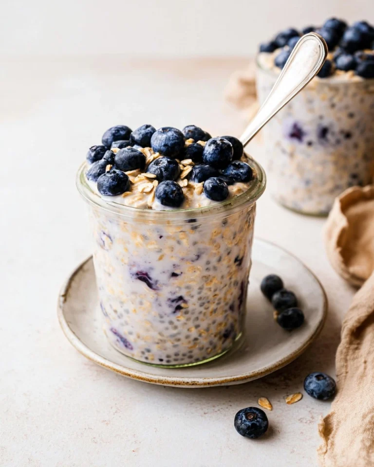 Blueberry-Overnight-Oats-5-Ingredient-Meal-Prep-Recipe