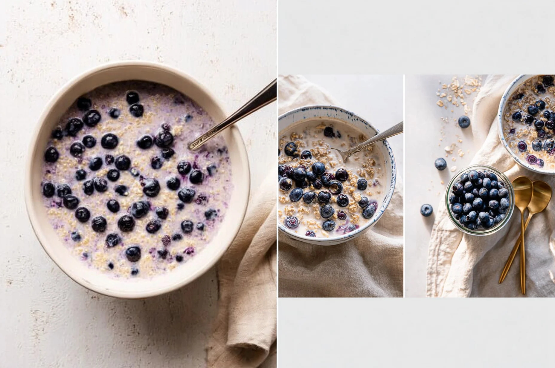 Blueberry Overnight Oats (5-Ingredient, Meal-Prep)