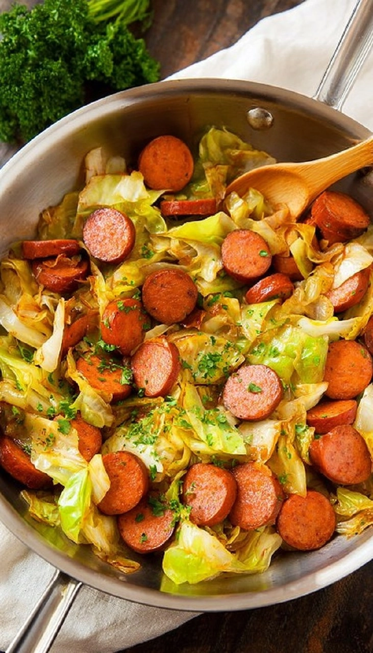 Cabbage and Sausage Skillet