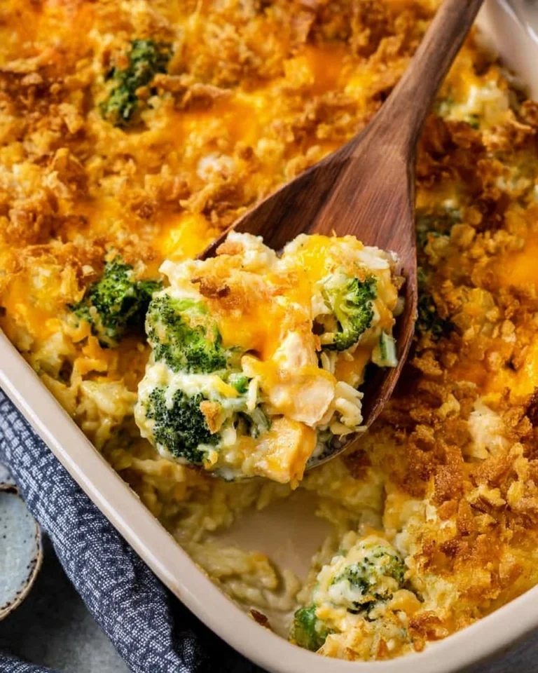 Cheesy-Chicken-Broccoli-Rice-Casserole-Freezer-Friendly-Recipe