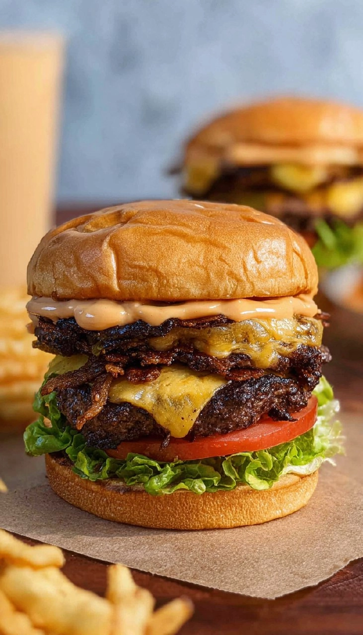 Classic Smash Burgers | Double Patty with Crispy Edges & Special Sauce