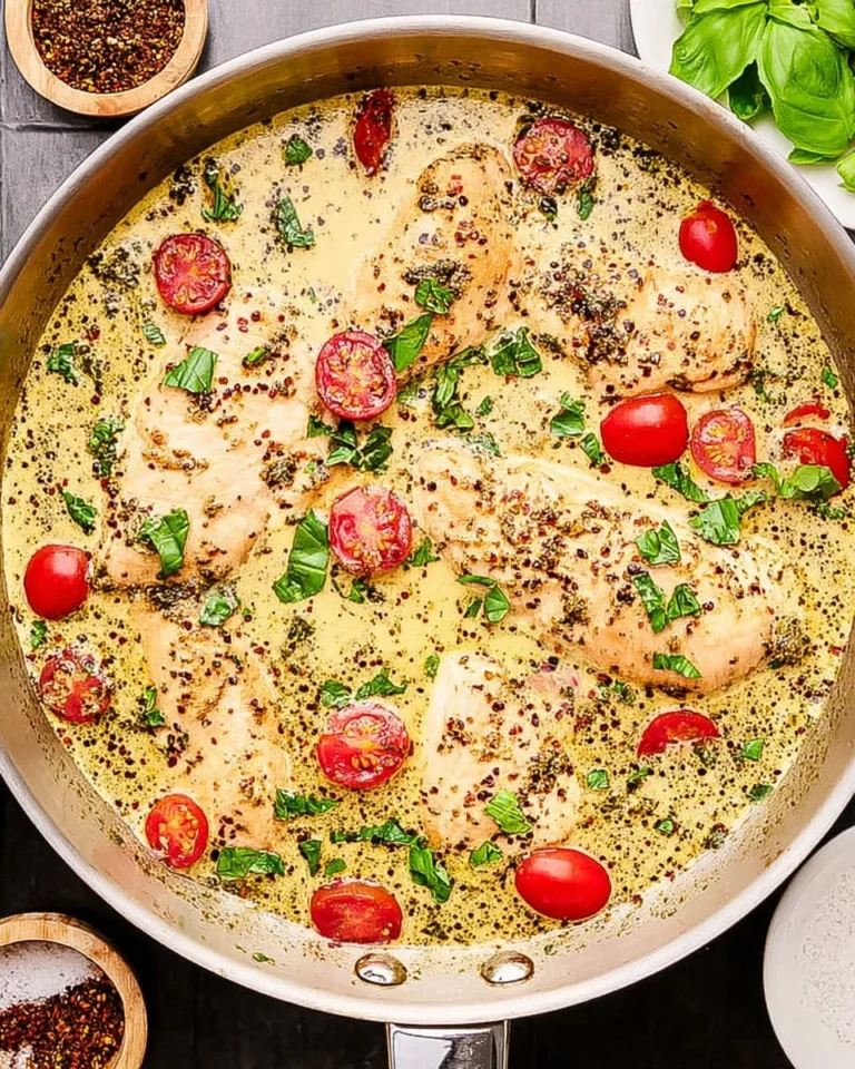 Creamy-Pesto-Chicken-Recipe