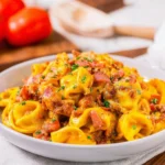 Crockpot Bacon Cheeseburger Tortellini 113 Crockpot-Bacon-Cheeseburger-Tortellini-Recipe