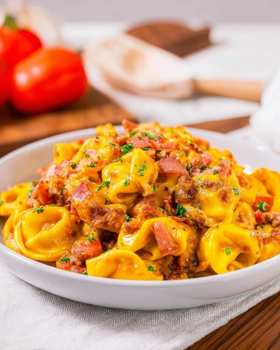 Crockpot Bacon Cheeseburger Tortellini 110 Crockpot Bacon Cheeseburger Tortellini