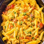 Crockpot Chicken Fajita Pasta 108 Crockpot-Chicken-Fajita-Pasta-Recipe