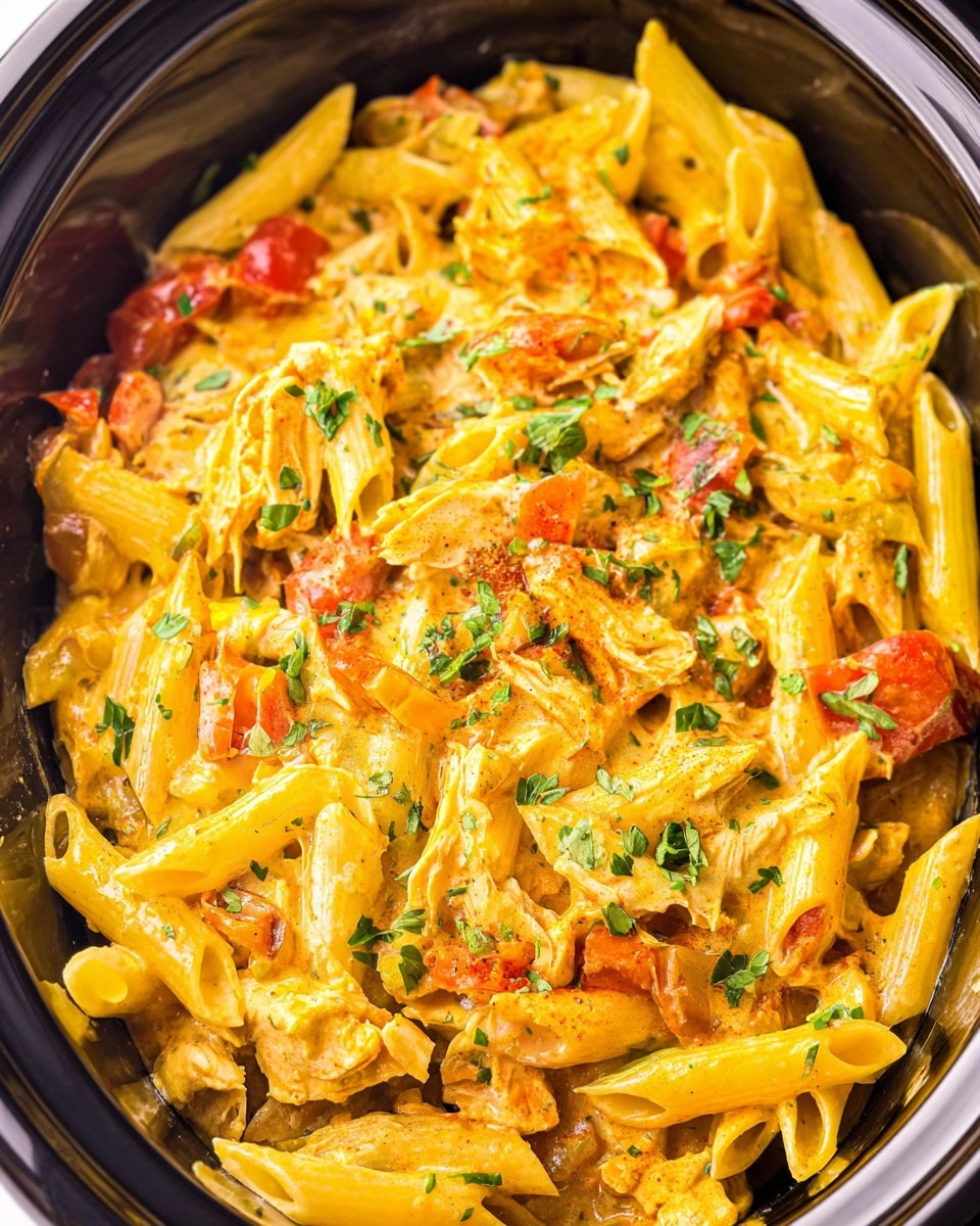 Crockpot Chicken Fajita Pasta 105 Crockpot Chicken Fajita Pasta
