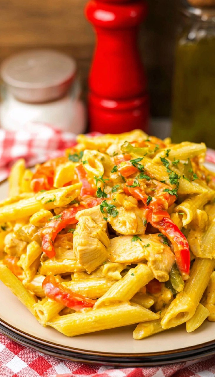 Crockpot Chicken Fajita Pasta 107 Crockpot Chicken Fajita Pasta