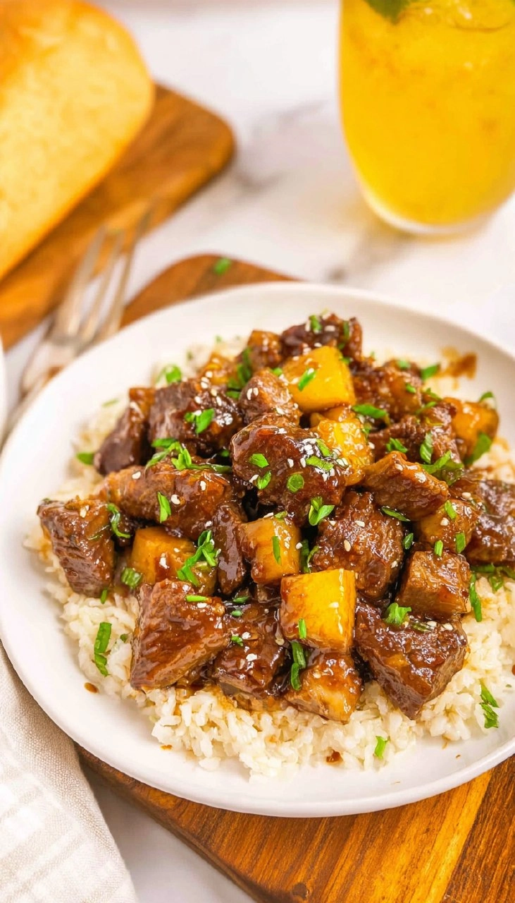 Crockpot Teriyaki Steak Bites