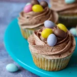 Easter-Nest-Cupcakes-Vanilla-Sponge-with-Chocolate-Buttercream-Mini-Eggs-Recipe