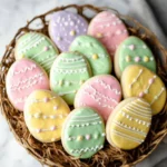 Easter Sugar Cookies with Royal Icing | Decorated Spring Cookie Recipe 108 Easter-Sugar-Cookies-with-Royal-Icing-Decorated-Spring-Cookie-Recipe