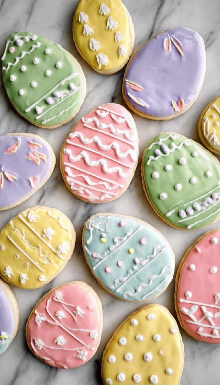 Easter Sugar Cookies with Royal Icing | Decorated Spring Cookie Recipe 107 Easter Sugar Cookies with Royal Icing | Decorated Spring Cookie Recipe