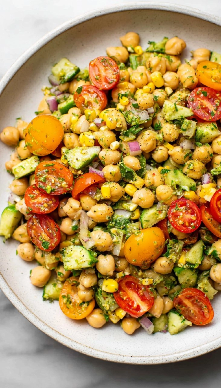 Easy Chickpea Salad