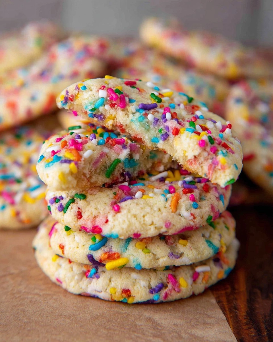 Easy Confetti Cookies