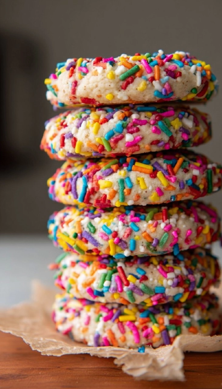 Easy Confetti Cookies